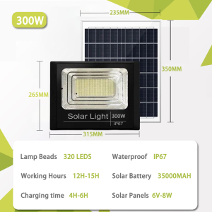【BUY 1 TAKE 1】QLED Solar Light Outdoor Waterproof 500W 300W 200W LED Flood Light Solar Led Lights Auto-sensing 75W 45W 30W Street Lamp Remote Control Solar Panel