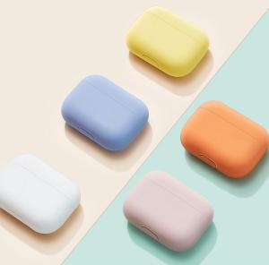 เคสซิลิโคนสําหรับ Airpods Pro ไร้สายบลูทูธสําหรับ Airpods เคสคลุมโปรเคสหูฟังสําหรับ Air Pods Pro 3