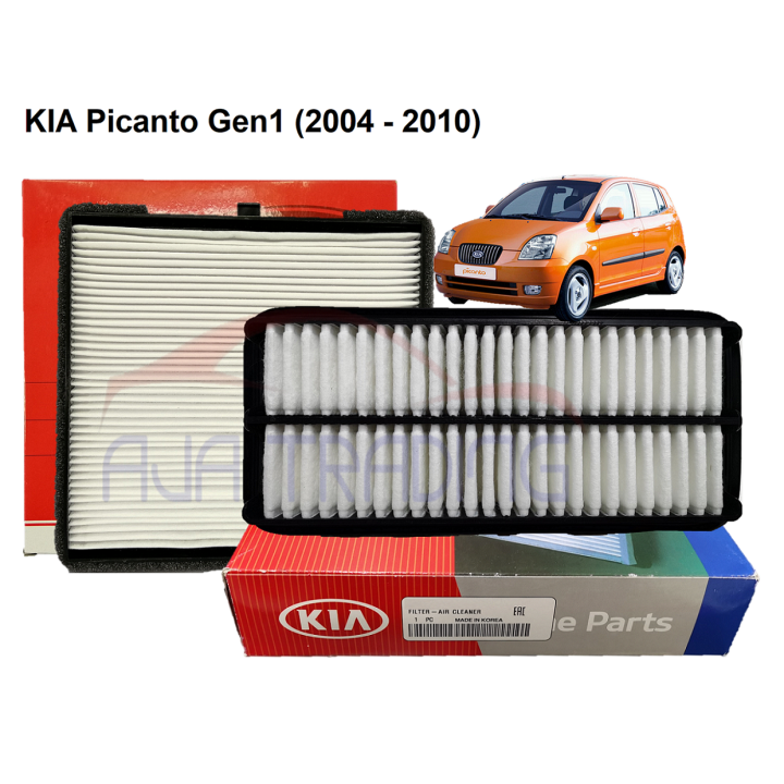 Combo Air Filter and Cabin Filter for KIA Picanto Gen1 (2004 2011