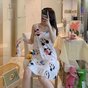 luckyBagshop-ชุดนอนแฟชั่นเกาหลี,Womenผ้าซาติน.เสื้อแขนยาว+กางเกงขายาว1814-