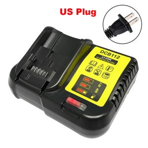 MIIQNUS DCB112 Battery Charger Stable Safety Battery Charger Plug Easy To Install ABS and Copper Electric Tool Charger Replacement for 12V 20 Battery