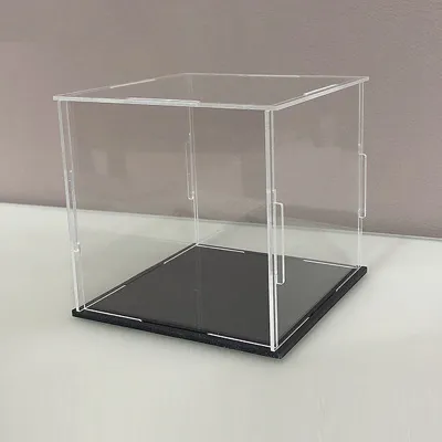 Transparent Acrylic Toy Display Case Stackable Magnetic acrylic box display acrylic box