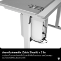 Secretlab MAGNUS Cable Management Bundle XL White — ชุดการจัดการสายเคเบิล สีขาว (ชุดใหญ่). 