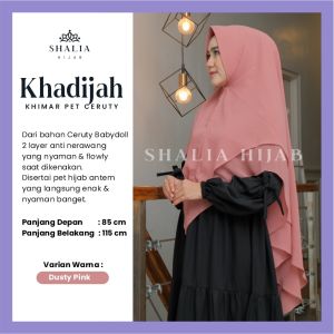 Nararaya Jilbab Khimar Syari Jumbo Besar Pet Antem 2 Layer Ceruty Babydoll Premium