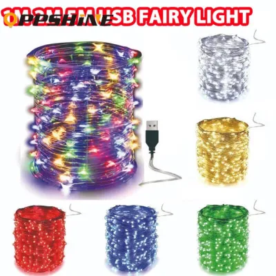 1M 5M 10M LED Fairy String Light Waterproof USB Operated String Lights for Room Party Gift Christmas Decoration