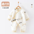 Spring, Autumn, Winter, Monk's Clothing, Newborn Air Cotton Warm Clothes Bodysuits & Onesies. 