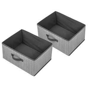 KORMES Premium Drawer Style Storage Box Set - Heavy Duty Non-Woven Fabric Organizers with Reinforced Handles Square Lidless Design for Closet & Home Organization Space Saving Solution for Filipino Households (Set of 3/5/7 Optional)