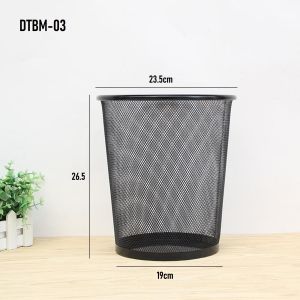 Tempat Sampah Jaring Besi / Trash Bin / Waste Bin / Keranjang Sampah Bulat