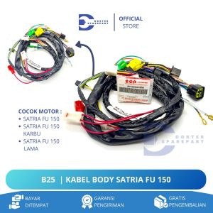 B25 KABEL BODY SET SATRIA FU 150 / SATRIA FU LAMA / SATRIA FU 150 KARBU / KABEL SOKET BODI / BODY