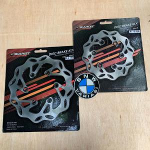SCARLET RACING - Piringan Cakram Depan Belakang Klx 150 By Scarlet Racing Model EXPEDITION BISA COD/BAYAR DITEMPAT