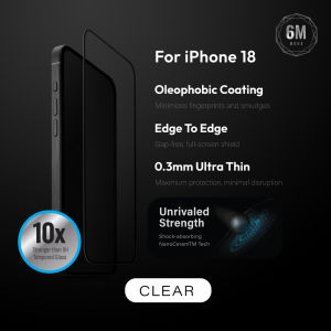 UNIQ Optix Xenon iPhone 18 Pro Max / iPhone 17 / iPhone 16 NANOCERAM Ceramic Glass Screen Protector