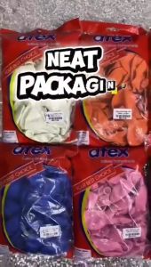 5pcs Atex 12 Inch Non Metallic Latex Colorful Balloon Set For Party Belon
