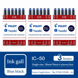 Pilot IC-50 Ink Cartridge 78g/88g/Pilot Pen Universal Straight Liquid  Replacement Ink Cartridge Easy To Replace