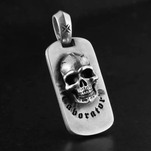 Pendant Genuine Certified 925 Sterling Silver Jewelry 2026 Trend Man Women Skull Personalized Necklaces And Pendants Custom P3