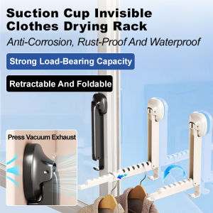 Indoor balcony holefree multifunctional sun clothes retractable folding invisible drying rack