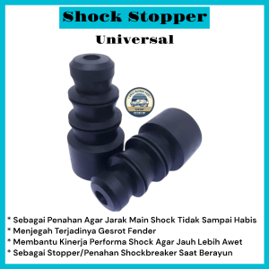 Stopper Shock Shockbreaker Depan Belakang Mobil As12mm Tinggi 1Set(2Pcs)