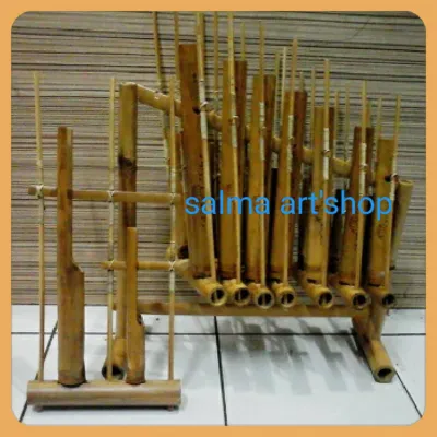 Angklung bambu 1 set 8 nada alat musik tradisional angklung untuk anak sd smp