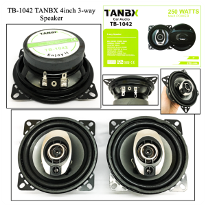 CPA CAR SPEAKER TB-1042 4INCH 250W 3 WAY AND TB-1642 6INCH 450W 3 WAY