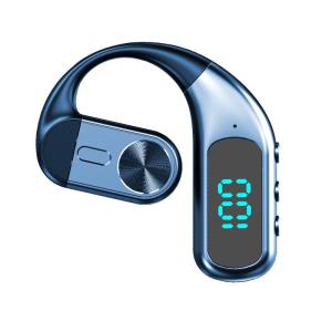 หูฟังไร้สายแบบเดี่ยว K1 Air Conduction OWS หูฟัง HiFi พร้อมที่เกี่ยวหูสำหรับฟังเพลงและเล่นกีฬา พร้อมตัดเสียงรบกวนสำหรับสมาร์ทโฟนทุกรุ่น