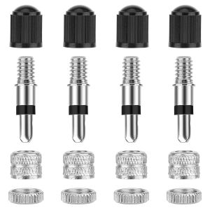 NALANILI 1Set Đồng thau mạ niken chống lão hóa Bộ lõi van xe đạp Phổ quát 2 Kiểu Dáng Lõi van lốp xe đạp Nhẹ Lõi van của Đức Phụ Kiện Xe Điện