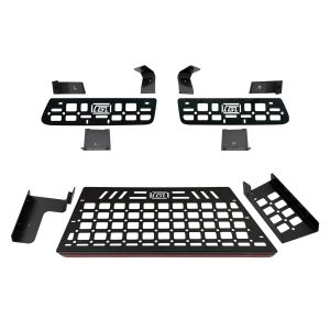 dncnf For Toyota FJ Cruiser 2007-2022 Rear Trunk MOLLE Panel Camping Luggage Modular Carrier Organizer Storage Aluminum Alloy 4P7H5