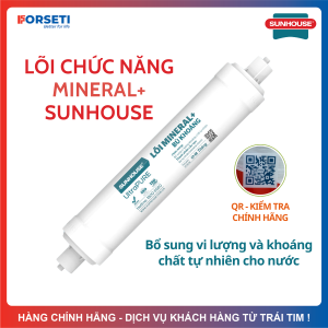 Lõi Mineral SUNHOUSE Số 8 Mẫu Mới Cắm Nhanh - đá tự nhiên giúp bù khoáng bổ sung vi lượng và khoáng chất cho nước