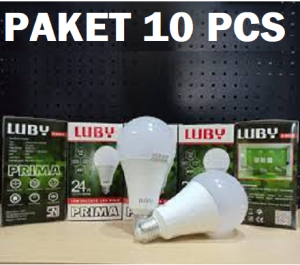 Lampu LED Luby PRIMA Garansi 1 tahun Lampu Luby PAKET 10 PCS