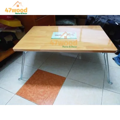 Bàn chân sắt xếp gọn 40x60cm TT46 - Bàn học xếp gọn 47wood