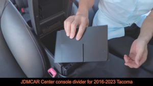 JDMCAR 2PCS Center Console Insert Set Compatible with Toyota Tacoma 2023 2022-2016 Console Armrest Insert Tray and Center Console Organizer Divider for Tacoma Accessories