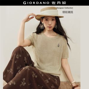 Giordano Women Women Round Neck Knitwear Free Shipping 18356906