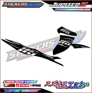 STRIPING VARIASI YAMAHA JUPITER Z BURHAN / STICKER LIST VARIASI MOTOR JUPITER Z BURHAN