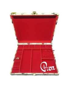 Kotak Perhiasan Emas Isi 6 Cincin & Kotak Kosong Bahan Kulit Sintetis