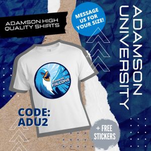 High Quality Cotton Adamson University (ADU) Falcons Shirts