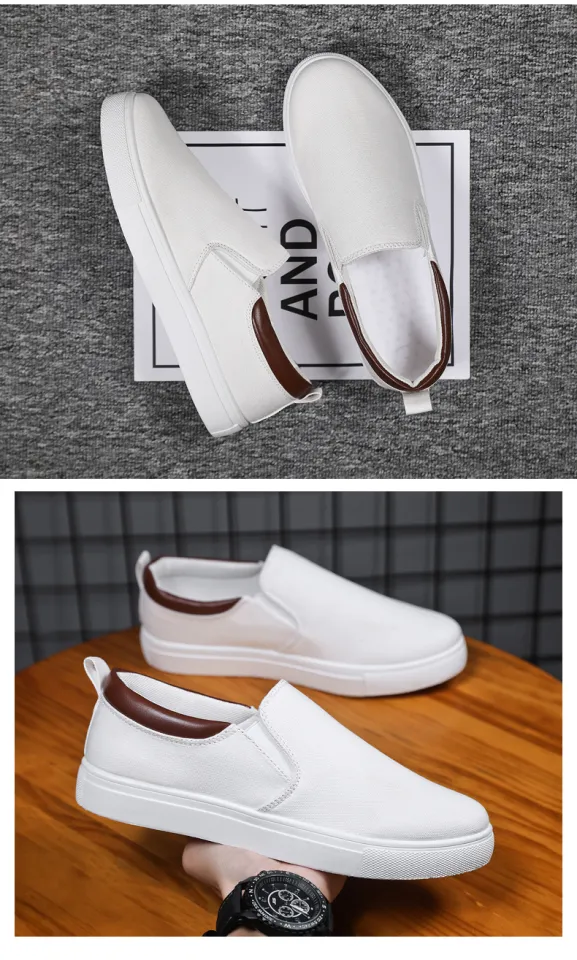 Canvas shoes in white colour best sale