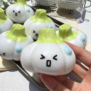 Crunchy Squishy Cabbage Handmade Ball Squeeze Ball Vegetable Crunchy Squishy Toy Round Blocks Filled ASMR Sensory Decompression Fidget Toy Friends Gifts