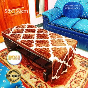 APLAK MEJA BULU RASFUR RAFSUR MOTIF UK 50X170CM LP