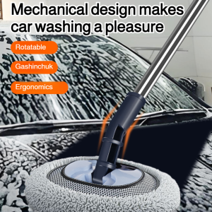 Detachable Brush Head Car Wash Brush Built-in Sponge Soft Clean No Blind Spot Gentle No Damage To The Car Wash Mop