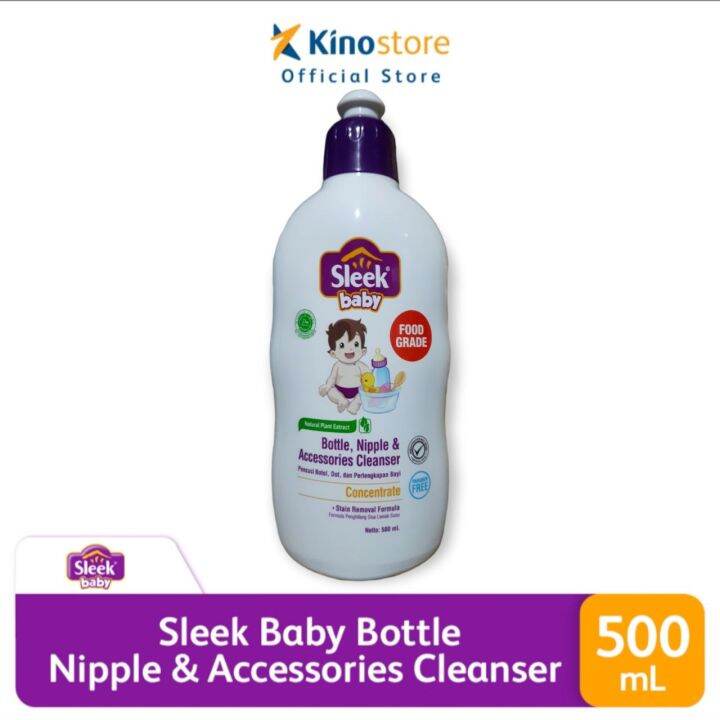 Sleek Baby Pembersih Botol 500ml / Refil 450ML / Sleek Pencuci Botol ...