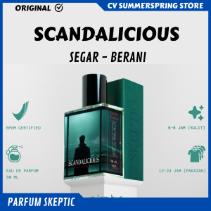 SCANDALICIOUS Parfum Skeptic parfum pria wanita tahan lama eau de perfume BPOM 50ml