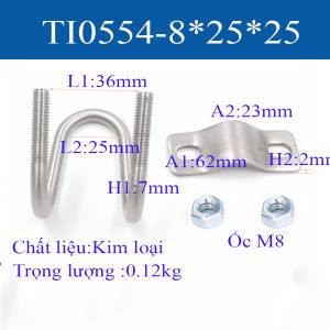 U Kép Cùm Siết Ống Chốt Khóa Chữ U Ti0554