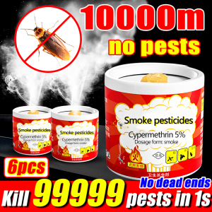 100 years no any bugs cockcroach killer For Home 6PCS/Bag Smoke Insect Agent Elastic Herbal Insect Repellant Insecticide Cockroach Insecticide Effective Insect Killer Ant Killing Bait Powder Smoke Insect Smoke Bomb Repeller Killing Trap