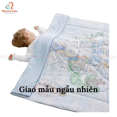 Chăn lụa 4 mùa Bubble Tree 120x150cm cho bé mền đắp trẻ em an toàn thoáng mát - Monnie Kids
