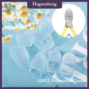 [huguosheng] 10PCS Nipper Cover Protective Sleeve for Nail Cuticle Scissors Manicure Pedicure Tools Dead Skin Tweezers Cap