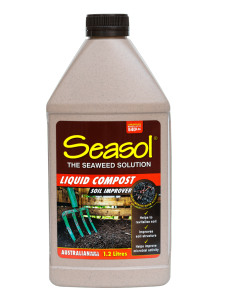 Seasol Liquid Compost Improver 1.2L Fertilizer Compost Booster on Plants/Flower. Aids in Root Health Development.