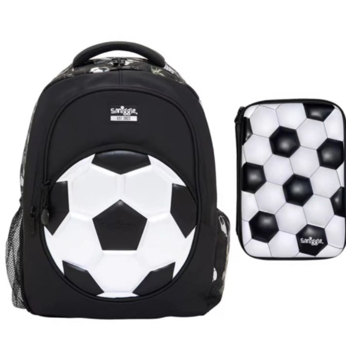 Smiggle Collection backpack football School bag for Primary Children's