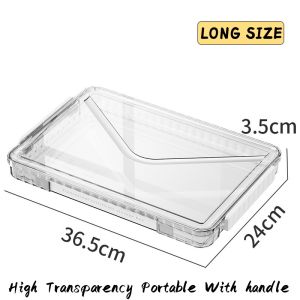 Long/A4 File Box Folder Organizer File Box Plastic File Case Document Oorganizer Long Size Document Box