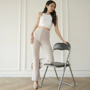 Celana Fit And Flare Pants Cutbray Scuba Pinggang Highwaist Bahan Stretch Melar Elastis Kulot Cutbray Scuba Premium