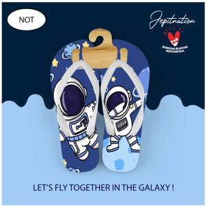 [SANDAL JEPIT V2] Astronot (NOT) JEPITNATION Sendal Jepit Cowo Pria Wanita Perempuan Dewasa Anak Balita Sandal Santai Sendal Spons Bukan Karet flip flop Antislip dijamin v2