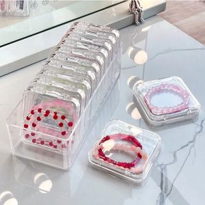 ZG285 Dust-proof Fake Nail Storage Box Acrylic Multi-functional Press-On Nail Display Case Protective Transparent Badge Storage Box Salon Supplies