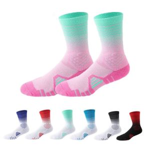 SGFDD Fast-drying Sport Socks Breathable Anti-slip Middle Stockings Rugby Thickened Cycling Riding Socks Riding